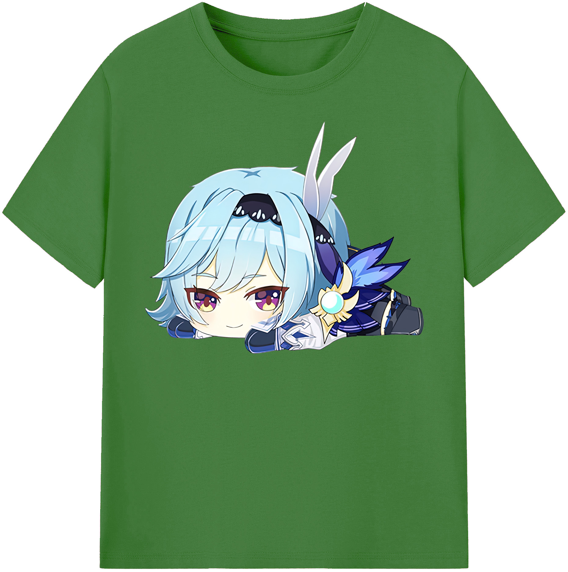 げんし神 优菈 ゆうら genshin Yūra レディースカジュアルプリントTシャツ（綿100％）